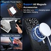 Coiwxmoi magnetinis telefono dėklas, skirtas iphone 14/iphone 13 6.1 colio, suderinamas su magsafe, estetiškas leopardų rašto permatomas mergaičių dėklas, matinis pc plonas tpu smūgiams atsparus apsauginis dangtelis