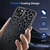 Coiwxmoi magnetinis telefono dėklas, skirtas iphone 14/iphone 13 6.1 colio, suderinamas su magsafe, estetiškas leopardų rašto permatomas mergaičių dėklas, matinis pc plonas tpu smūgiams atsparus apsauginis dangtelis