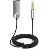 Comblu bluetooth aux adapteris automobiliui, automobilinis aux bluetooth 5.0 belaidis imtuvas pintas usb į 3.5 mm lizdo adapteris su įmontuotu mikrofonu bluetooth automobilių rinkiniai laisvų rankų įrangai