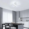 Comely Modernus Led lubinis šviestuvas, 30w, 3400 lm, gėlių formos, 6500k