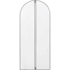 Compactor Novara drabužių užvalkalas 60 x 137 cm, baltas/pilkas