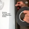 Compriband 20/3 pilka antracito spalvos, juostos plotis 20 mm, plečiasi nuo 3 iki 15 mm, sandarinimo juosta, kompresinė juosta – 10 metrų ritinys