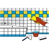 Connex Cox781455 profesionali plytelių kempinė, 210 mm, smėlio spalvos, 210 x 135 x 75 mm