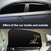 Connextion apsauginės automobilio užuolaidėlės nuo saulės, 4 vnt., magnetinės su Uv apsauga, atspindinti apsauga nuo karščio kūdikiams, vaikams, naminiams gyvūnams, apsauga nuo saulės automobilio šoniniam langui, universalios, juodos
