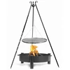Cook King Cookking Grilis ant trikojo, skirtas sodui, juodas plienas, 80 cm + laužavietė Haiti, 80 cm