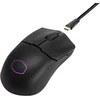 Kilimėlis Cooler Master Mm712 Rgb žaidimų pelė - itin lengva 59g, hibridinė belaidė, 19k Dpi Paw3370 optinis jutiklis, 70 milijonų paspaudimų optinis jungiklis, valdymas realiu laiku, Masterplus+ (38k Dpi, tik Pc) - juoda