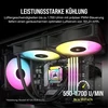 Corsair Af140 Rgb Elite 140mm Pwm ventiliatorių rinkinys su Rgb apšvietimu