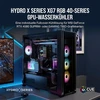 Corsair Hydro X Series Xg7 Rgb 4080 Suprim/trio Gpu vandens blokas - skirtas Msi Geforce Rtx™ 4080 Suprim ir Gaming Trio vaizdo plokštėms - nikeliuotas varis - su galine plokšte ir 5v Argb adapterio kabeliu - juodas