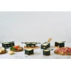 Cosy & Trendy apvalus raclette įrankis, nerūdijantis plienas + 1 mentelė, 1 asmeniui, juodas