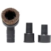 Craftsman cmxzvbe38785 1.5" natūralių šerių dulkių šepetys šlapio/sauso valymo priedo siurbliui su 1 9/8" ir 2 1/2" adapteriu