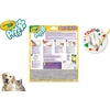 Crayola 57-0202 rinkinys leidžia sukurti pėdsaką, kad jūsų augintinio letenos atspaudą paverstumėte dekoratyviniu objektu, kurį išsaugosite amžinai