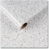 Cre8tive granito tapetai, lipni balta plėvelė baldams, stalviršiams, blizgus terrazzo lipni plėvelė, virtuvės tapetai, vonios kambario vandeniui atsparūs virtuvės galinės sienelės, skalbyklos dekoratyvinė plėvelė, spintelė 30