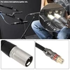 Create idea 3 kontaktų rca moteriškas į xlr vyriškas cinko lydinio korpuso trumpas kabelio adapteris audio jungčių movos maišytuvams įrašymo įrenginiams stiprintuvams