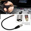 Create idea 3 kontaktų rca moteriškas į xlr vyriškas cinko lydinio korpuso trumpas kabelio adapteris audio jungčių movos maišytuvams įrašymo įrenginiams stiprintuvams
