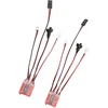 Cryfokt 30a mikro šepečiu valdomas Esc, dvipusis šepečiu valdomas Esc, lengvas, 2 vnt. pakuotė, dvigubo variklio valdymas, apsauga nuo trukdžių su stabdžiu, skirtas Axial Scx24 1/24