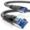 Csl Cat.8 tinklo kabelis 40 Gbps, medvilninis apvalkalas, Rj45