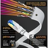 Csl Cat.8.1 tinklo kabelis, 5m, plokščias, 40 Gbit/s, Rj45 Ethernet