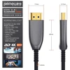 Csl - hdmi 2.0 b šviesolaidinis kabelis 25 m - 4k 60hz su hdr - optinis hdmi šviesolaidinis kabelis - 3d - arc - cec - hdcp 2.2 - yuv 4 x 4 x 4 - didelės spartos hdmi kabelis - šviesolaidinis kabelis - aliuminis