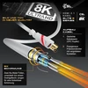 Csl Hdmi 2.1 kabelis 0.25m - 8k 120hz, 4k 240hz, 48 Gb/s