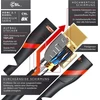 Csl Hdmi 2.1 kabelis 8k 4k baltas/raudonas/juodas 1m