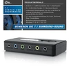 Csl - išorinė usb garso plokštė, 7.1 erdvinis garsas, usb audio stereo adapteris, išorinė garso plokštė, skirta pc, windows