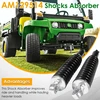Ctcar Am129514 priekinės pakabos amortizatorių komplektas, skirtas john deere gator 4x2 6x4 te th ts tx vejapjovėms, komercinėms transporto priemonėms, priekinis kairysis ir dešinysis amortizatorius su spirale