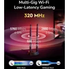 Cudy Wifi 7 We9300s Pcie Wifi plokštė kompiuteriui, 6 Ghz trijų dažnių belaidis adapteris, Intel Be200 lustų rinkinys, Bluetooth 5.4, didelio stiprinimo antena, lengvas montavimas