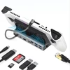 Cuifati steam deck dokas, skirtas rog ally – 10 viename dvigubas ventiliatoriaus dokas – 2 x usb 3.0, 3 x usb 2.0, hdmi 4k@60hz rj45, atminties kortelė, atminties kortelė, 100w pd prievadas