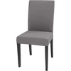 Custom Slipcover Replacement tvirtas Henriksdal kėdės užvalkalas, plotis 21" pakaitinis užvalkalas, tinkantis Ikea valgomojo kėdžių užvalkalams (šviesiai pilka medvilnė)