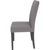 Custom Slipcover Replacement tvirtas Henriksdal kėdės užvalkalas, plotis 21" pakaitinis užvalkalas, tinkantis Ikea valgomojo kėdžių užvalkalams (šviesiai pilka medvilnė)