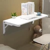Cvter Sulankstomas sieninis stalas Stalviršis 60x40 cm baltas
