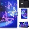 Cxtcase dėklas, skirtas Lenovo Tab M10 Plus 3rd Gen (2022) 10.6 colių planšetiniam kompiuteriui, Pu odos apsauginis išmanusis dėklas, stovo funkcija, plonas apsauginis dėklas, skirtas Lenovo Tab M10 Plus 3rd Gen, violetinis drugelis
