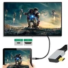 Cy 90 laipsnių kampu Micro Hdmi 2.1 Hdtv kabelis itin plonas 8k 4k itin lankstus plonas A tipo į D tipo kabelis kamerai Hdtv 50cm
