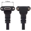 Cy 90 laipsnių žemyn nukreiptas kampinis užsukamas usb-c į usb 3.0 duomenų 5 gbps kabelis type c vr kamerai nešiojamam kompiuteriui (120 cm)