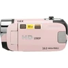 D90 1080p 16mp sukamasis ekranas vaizdo kamera 16x priartinimas Hd vaizdo įrašymo įrenginys su papildomu apšvietimu fotografijai, kelionėms, vestuvėms (rožinė)