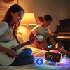 Kompiuterio kolonėlės Da Light bluetooth garsiakalbis su naktine lempute ir belaidžiu įkrovikliu, pritemdoma jutiklinė naktinė lempa su 5 šviesos režimais, muzikos grotuvas ir belaidžio įkrovimo stotelė, moterims ir vyrams