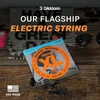 D'addario Esxl110 Xl Nickel Wound Regular Light (.010-.046) Double Ball End elektrinės gitaros stygos