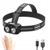 Daining Led priekinis žibintas Usb atsparus vandeniui bėgimui