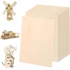 Dajave medienos plokštės, 15 vnt. faneros rinkinys, balzos medienos plokštės, 300 x 200 x 1,5 mm, faneros plokštė, medinės plokštės rankdarbiams, nebaigta liepos medienos fanera, lazeriniams projektams, „pasidaryk pats“ modeliui