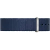 Daniel Wellington Classic dirželis 20 mm audinys (poliesteris) sidabrinis, vidurnakčio mėlynumo, apyrankė