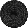 Darbo virvė, juodos spalvos, 10mm, 50m, polipropilenas