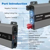 Datouboss Inverteris 12 V į 230 V gryno sinuso bangos 2000 W, įtampos keitiklis 12 V 230 V 2000 W su kintamosios srovės lizdu ir 3 A Usb jungtimi namams, kemperiui, sunkvežimiui, saulės energijos inverteris