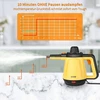 Daugiafunkcinis garų valytuvas, rankinis garų valytuvas, 1200w rankinis garintuvas valymui su 450ml vandens talpa, 10 viename garų valytuvo rinkinys automobiliui, apmušalams, sofai, namams, voniai, virtuvei, paviršiams