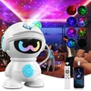 Daylumi Žvaigždėto dangaus projektorius su muzika, 2025 Led galaktikos projektorius beisbolo astronautas, žvaigždžių šviesa su nuotolinio valdymo pulteliu miegamajam, žvaigždžių projektoriaus lempa vaikams ir suaugusiems (mėlyna)