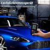Dažų plėvelės storio matuoklis Rdinscos Automobilio dažų matuoklis Automobilio kėbulo dangos storio matuoklis 0-1300μm Lcd ekranas skirtas geležiai aliuminiui