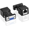 Db9 Rs232 9 kontaktų į Rj45 jungties prailgintojas
