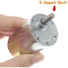Dc 12v 200rpm Reduktorinis Variklis su 6mm Velenu