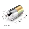 Dc 12v 200rpm Reduktorinis Variklis su 6mm Velenu