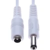 Dc ilgintuvas su 2,1 mm / 5,5 mm jungtimi iš tėviškos į moterišką 2 m jungtis Cctv maitinimo kabelio adapteris, suderinamas su Cctv apsaugos kamera, Ip kamera, Dvr standalone, Led juosta, monitoriais (baltas)