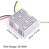 Dc įtampos reguliatorius, automobilinis 12 v maitinimo įtampos stabilizatorius 12 a apsauga nuo viršįtampių 144 w, dc reguliatorius automobiliui sunkvežimiui akumuliatoriaus transporto priemonei valties varikliui saulės sistemos apsauga (dc 10-36 v įvesti